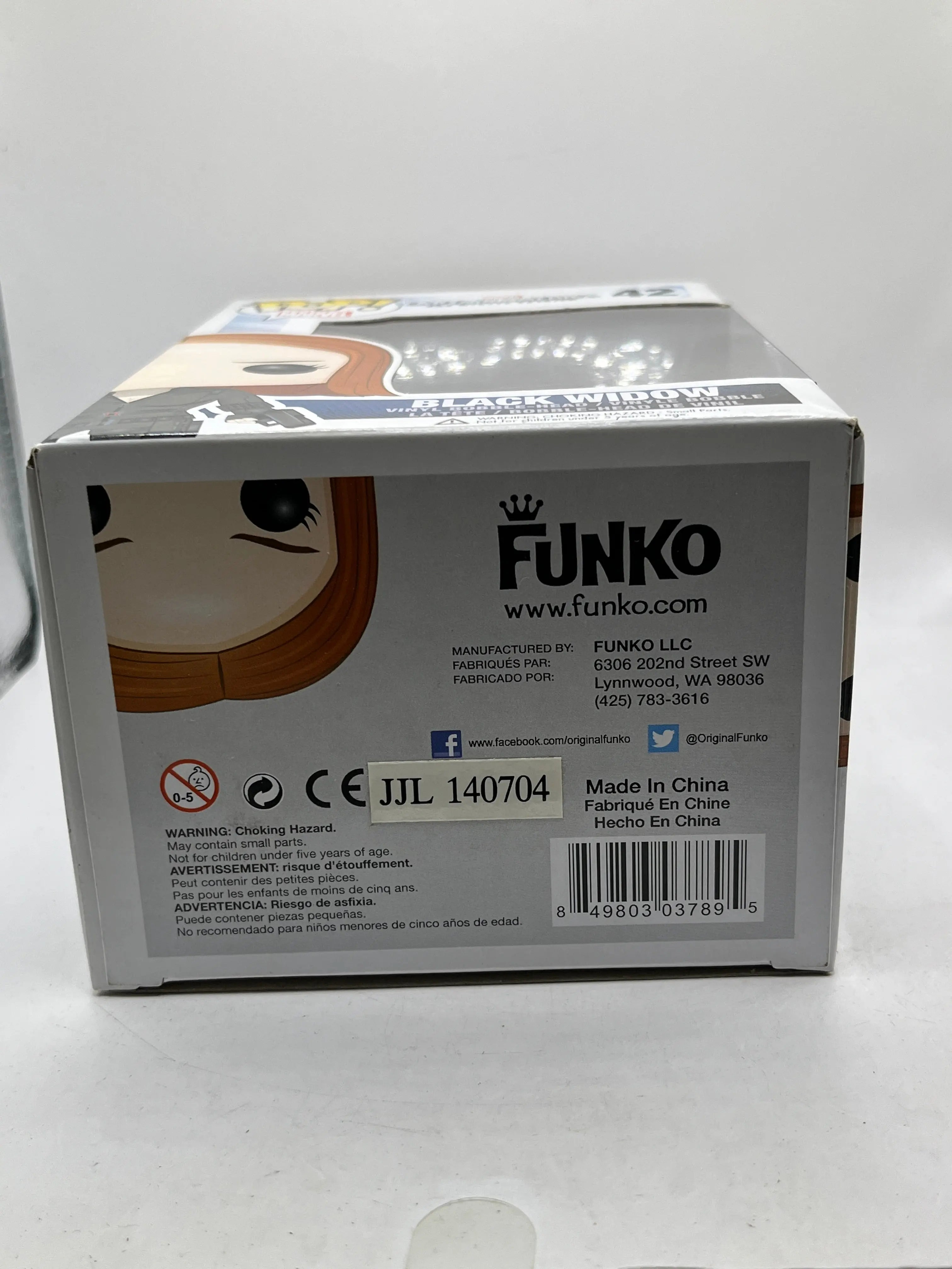 Funko POP! Marvel Captain America The Winter Solider - Black Widow #42 FRENLY BRICKS - Open 7 Days